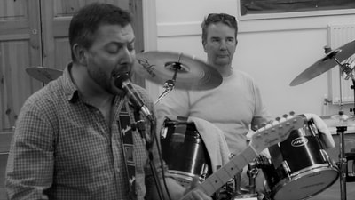 The F Street Band playing live at Pebworth Fringe Festival